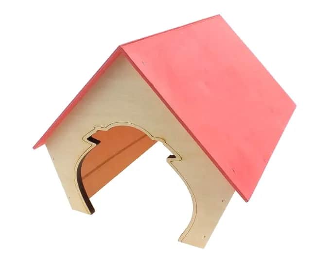 Domek i granulat dla świnki morskiej