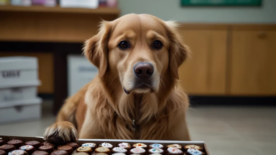 Co zrobić, gdy pies zjadł czekoladę: objawy i pierwsza pomoc