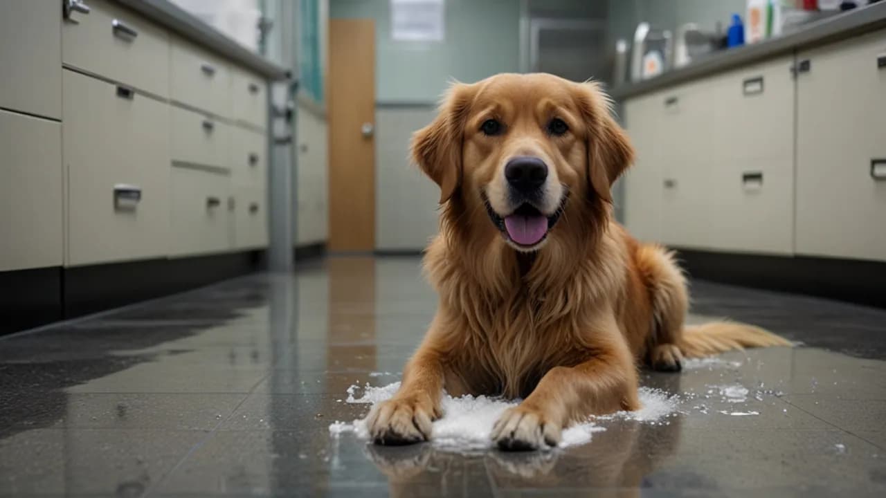 Pies wymiotuje pianą: Możliwe przyczyny i co robić w takim przypadku?